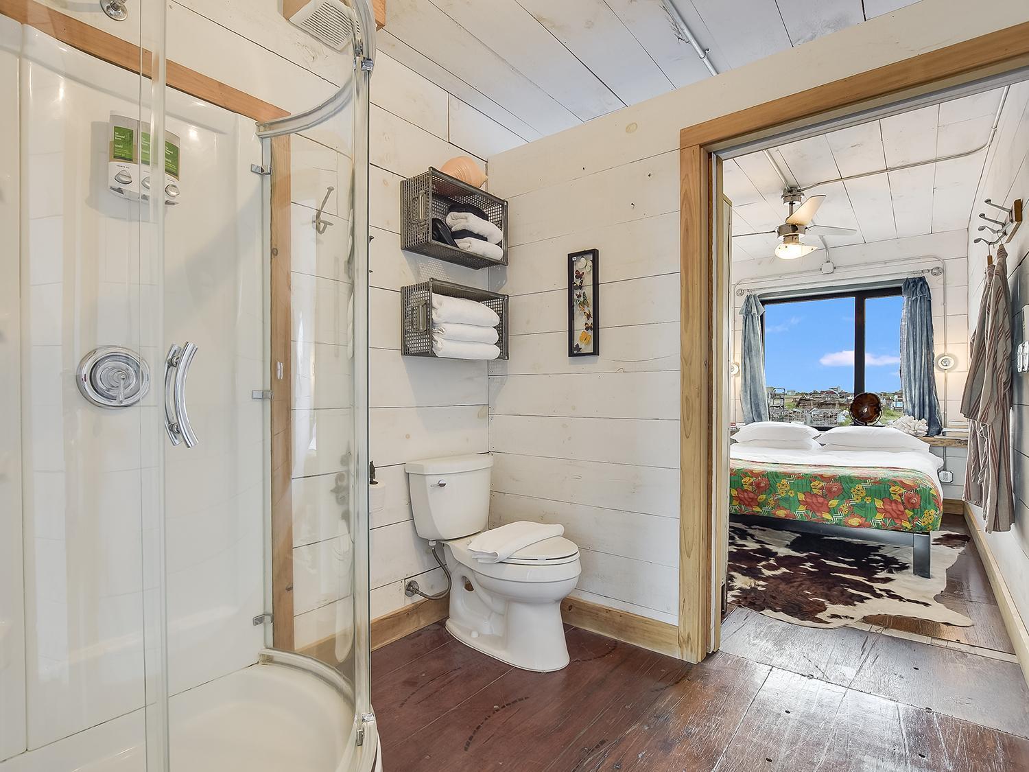 Flophouze Shipping Container Hotel Round Top Kamer foto
