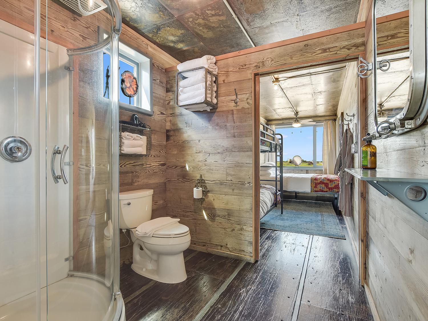 Flophouze Shipping Container Hotel Round Top Kamer foto