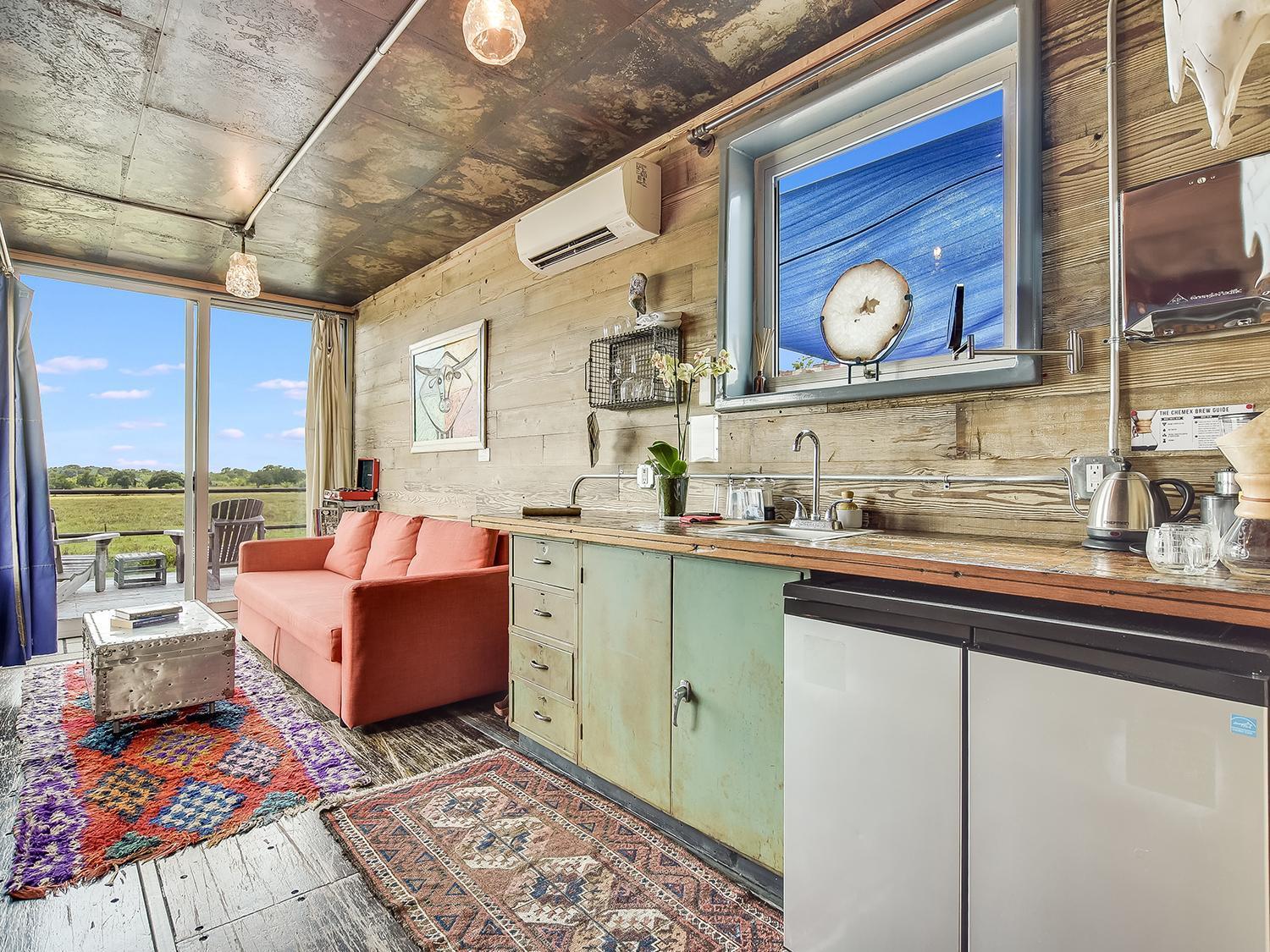 Flophouze Shipping Container Hotel Round Top Kamer foto
