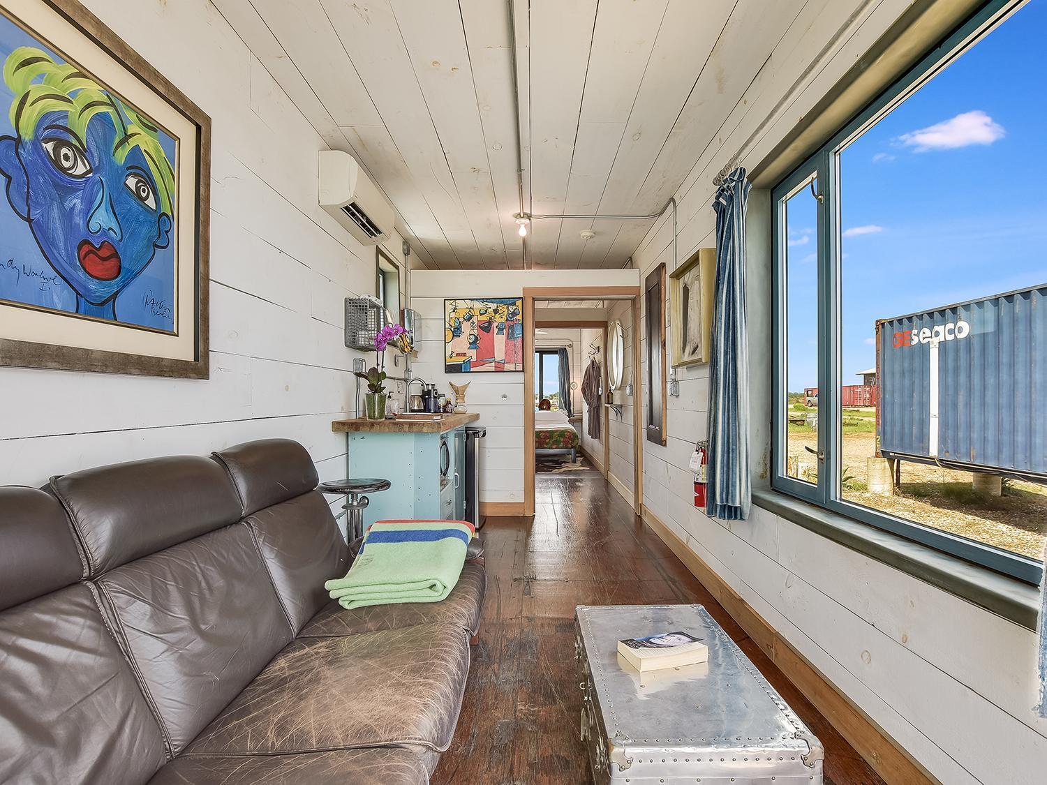 Flophouze Shipping Container Hotel Round Top Kamer foto