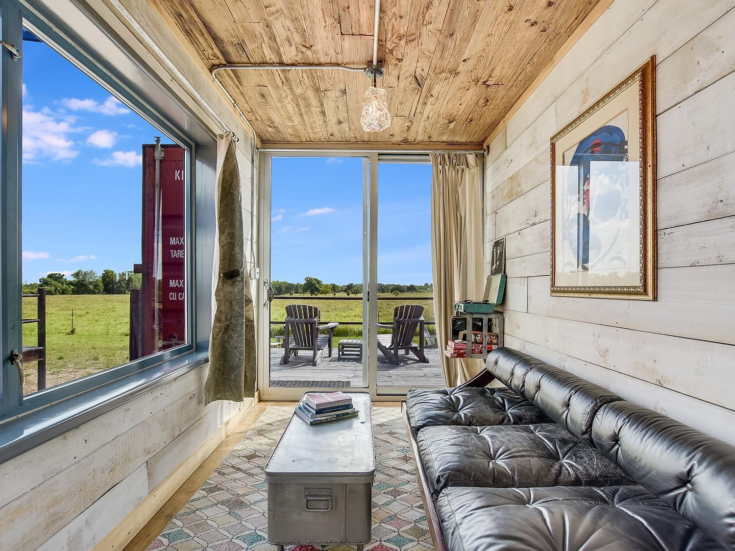Flophouze Shipping Container Hotel Round Top Kamer foto