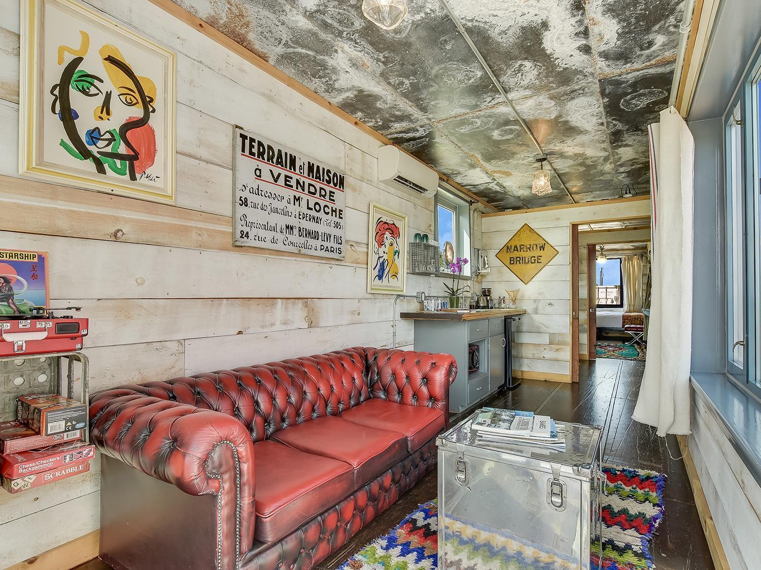 Flophouze Shipping Container Hotel Round Top Kamer foto